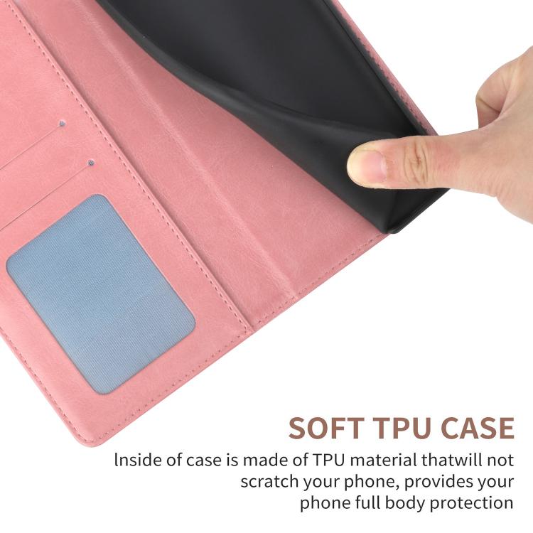 For Tecno Spark 40 Pro+ 4G Y-shaped Pattern Flip Leather Phone Case(Pink)