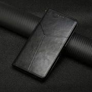 For Tecno Spark 40C Y-shaped Pattern Flip Leather Phone Case(Black)