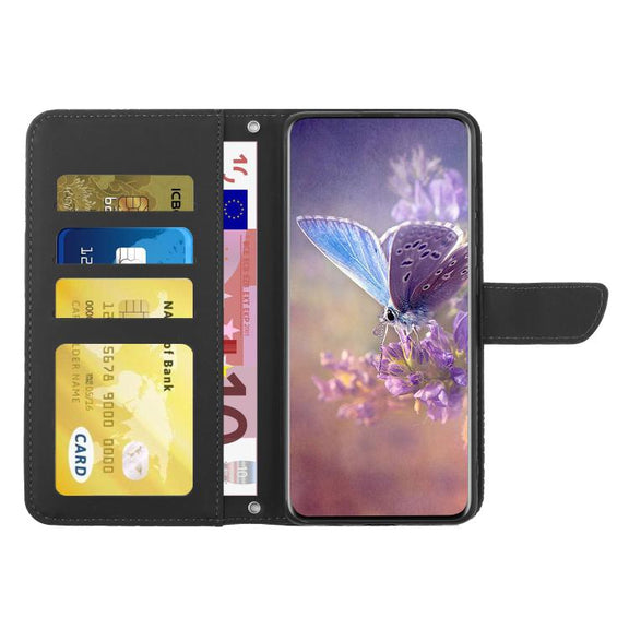 For Tecno Spark 40 Pro+ 4G Skin Feel Butterfly Embossed Flip Leather Phone Case(Black)