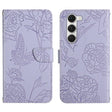 For Tecno Spark 40 Pro 4G Skin Feel Butterfly Embossed Flip Leather Phone Case(Purple) - free shipping - PMC TechLife - Order now!