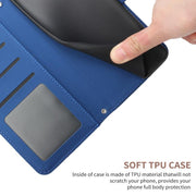 For Tecno Pova 7 4G Skin Feel Butterfly Embossed Flip Leather Phone Case(Blue)