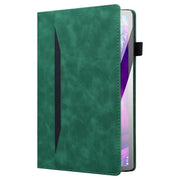 For Tecno Megapad 11 2024 Splicing Shockproof Leather Tablet Case(Green)