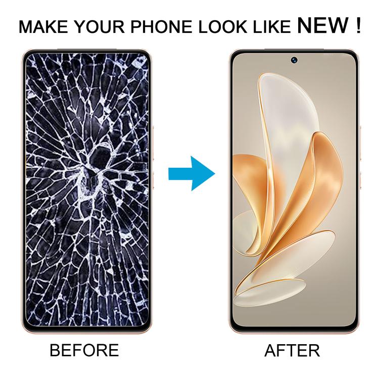 For vivo V29e OLED LCD Screen with Digitizer Full Assembly with Fingerprint Identification