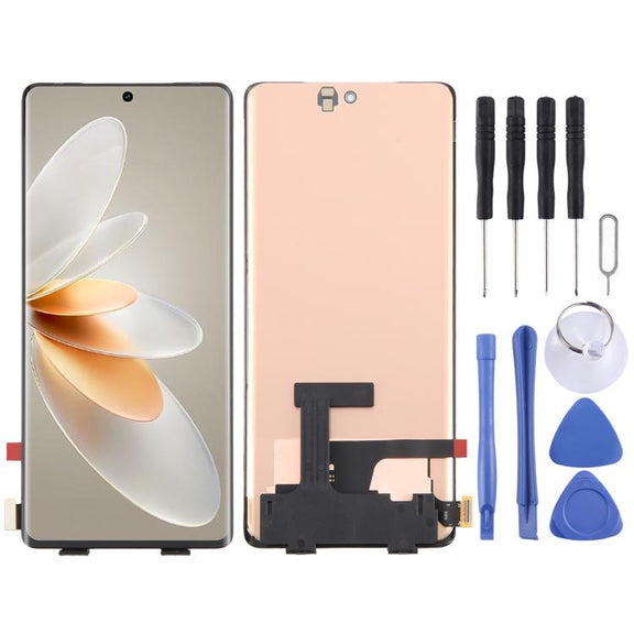For vivo V29e OLED LCD Screen with Digitizer Full Assembly with Fingerprint Identification