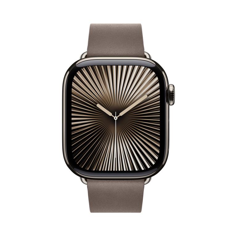 For Apple Watch 42mm / 41mm / 40mm / 38mm Modern Style Leather Watch Band(Dark Brown)