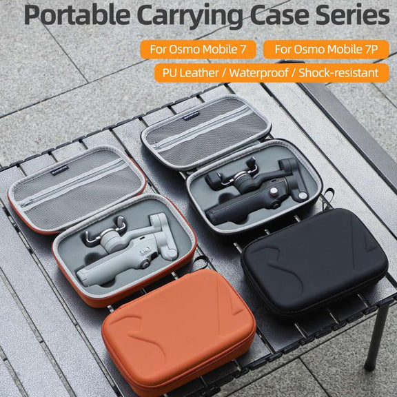 For DJI Osmo Mobile 7P Sunnylife Portable Carrying Case Mini Bag Handbag(Orange)
