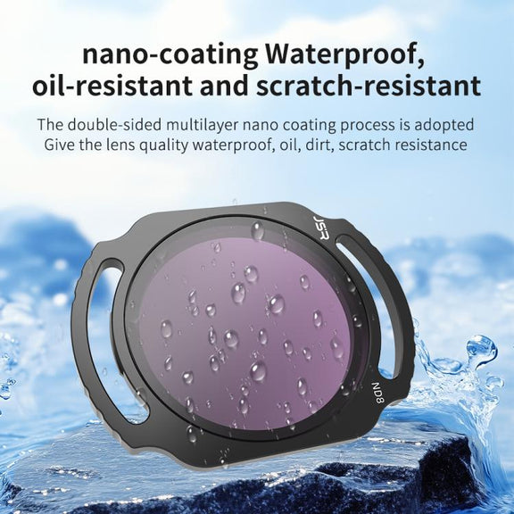 For DJI O4 Air Unit Pro / Avata 2 JSR YB Series Camera Lens Filter, Filter:ND256