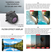 For DJI O4 Air Unit Pro / Avata 2 JSR YB Series Camera Lens Filter, Filter:ND64PL