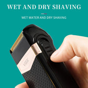 VGR V-331 Reciprocating Rotary 2 Cutter Head IPX4 Electric Shaver(Black)