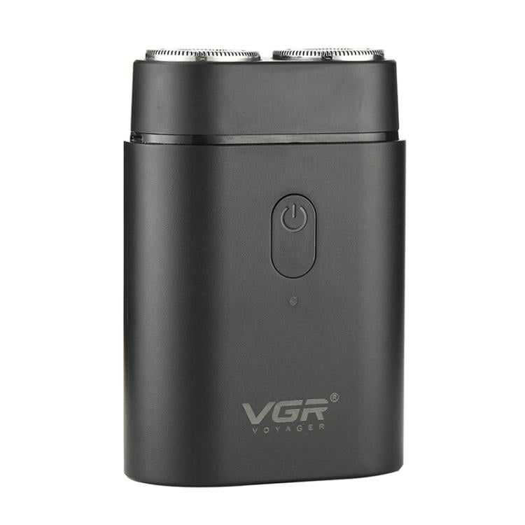 VGR V-341 Rotating 2 Cuttter Head Portable Electric Shaver(Black)