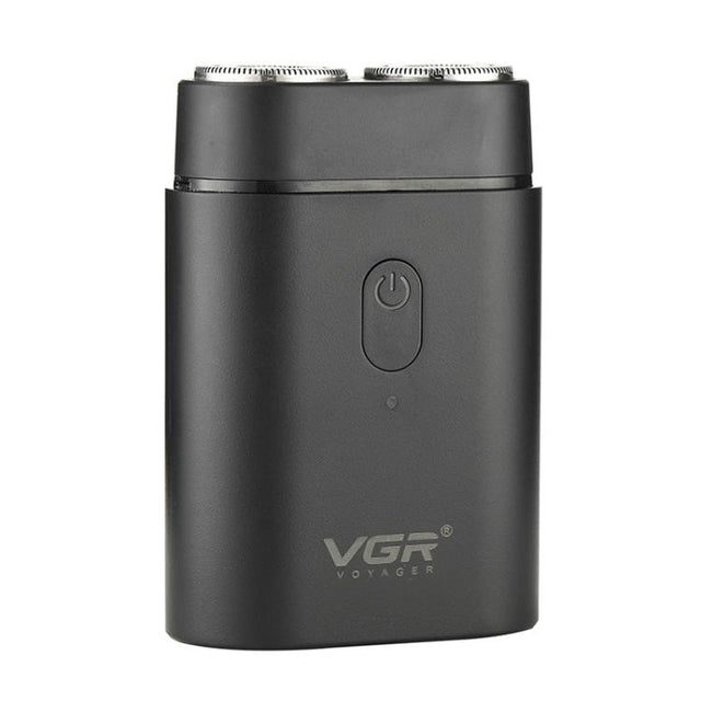 VGR V-341 Rotating 2 Cuttter Head Portable Electric Shaver(Black)