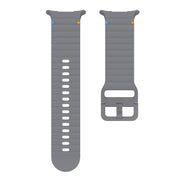 For Samsung Galaxy Watch Ultra 47mm / Ultra 2025 Kalebol Wave-stitched Silicone Strap(Space Grey)