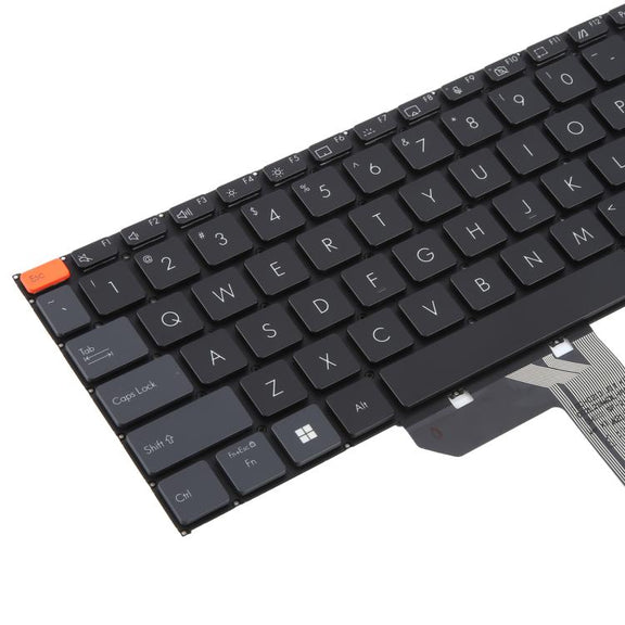 US Version Backlit Laptop Keyboard for Asus Vivobook Pro 15X OLED K6501 M6501(Black)