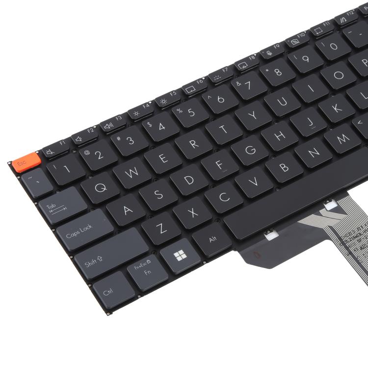 US Version Backlit Laptop Keyboard for Asus Vivobook Pro 15X OLED K6501 M6501(Black)