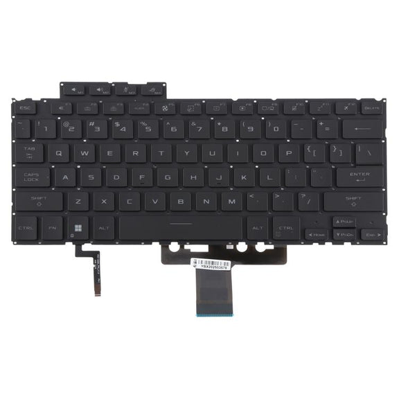 US Version Backlit Laptop Keyboard for Asus ROG Flow X13 GV302 2023 GV302XV GV302XU(Black)