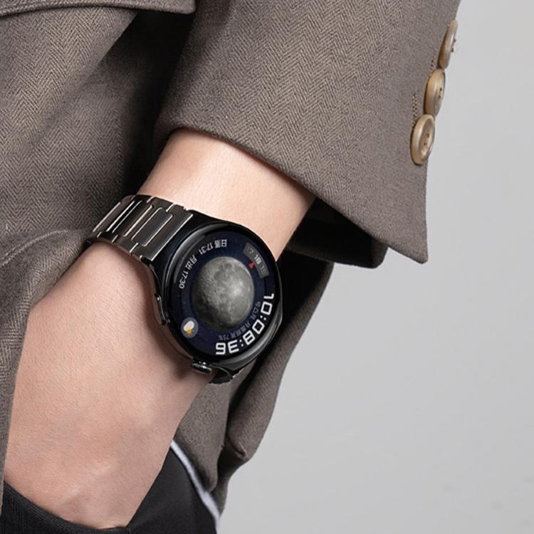 Kalebol 22mm Universal Titanium Scratch Resistant Strap(Black)