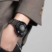 Kalebol 22mm Universal Titanium Scratch Resistant Strap(Black)