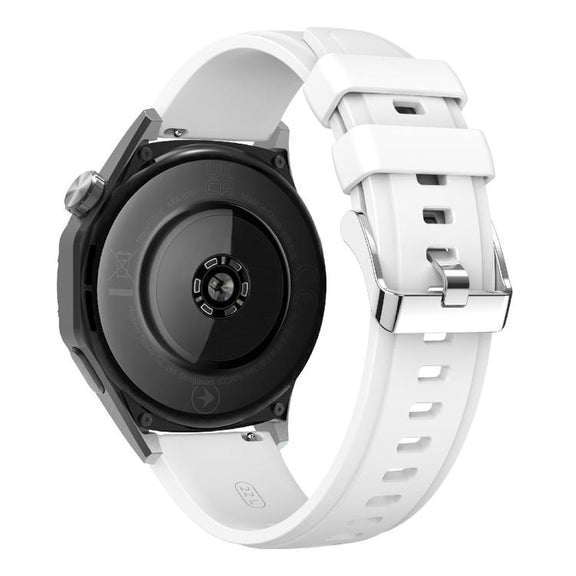 Kalebol 22mm Universal Silicone Watch Strap(White)