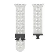 For Apple Watch 46mm / 49mm / 45mm / 44mm Kalebol Mesh Umbrella Buckle Silicone Watch Strap(Grey)