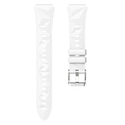 Kalebol 18mm Universal Diamond Embossed Silicone Strap(White)