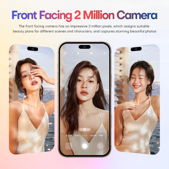 A88 / i16 Pro Max, 2GB+16GB, 6.6 inch Android 8.1 MTK6580A Quad Core, OTG, Network: 3G, Dual SIM, Plug:AU Plug(Titanium Grey)