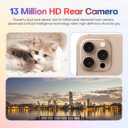 A88 / i16 Pro Max, 2GB+16GB, 6.6 inch Android 8.1 MTK6580A Quad Core, OTG, Network: 3G, Dual SIM, Plug:UK Plug(Titanium Grey)
