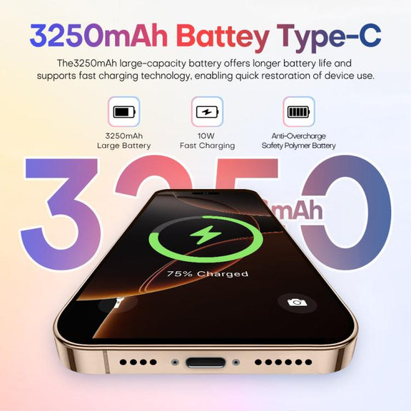 A88 / i16 Pro Max, 2GB+16GB, 6.6 inch Android 8.1 MTK6580A Quad Core, OTG, Network: 3G, Dual SIM, Plug:AU Plug(Titanium Grey)