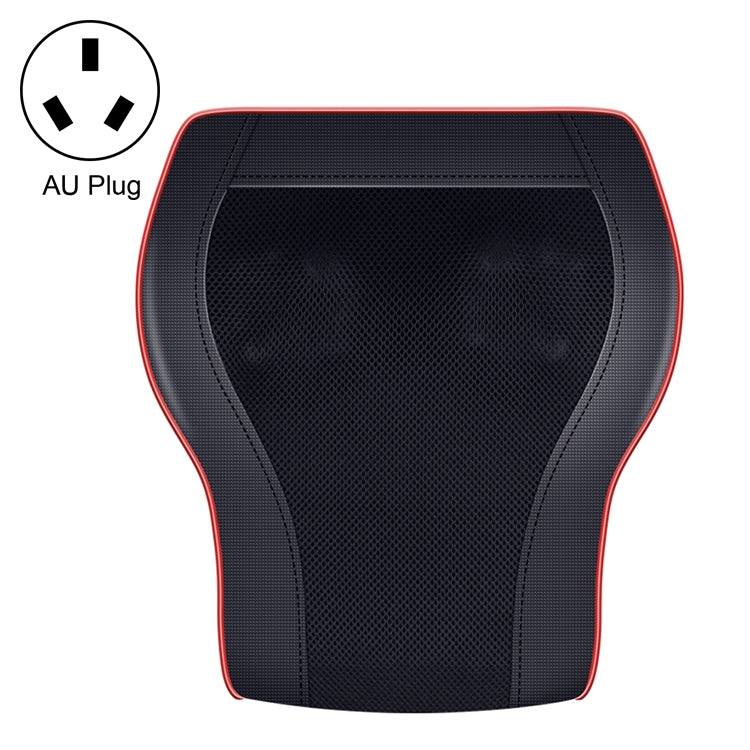 Multifunctional Mini Massage Pillow Neck and Shoulder Cervical Massager, Plug Type:AU Plug(Black)
