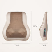 Multifunctional Mini Massage Pillow Neck and Shoulder Cervical Massager, Plug Type:AU Plug(Black)
