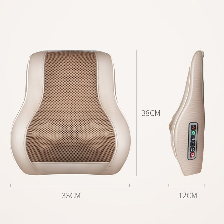 Multifunctional Mini Massage Pillow Neck and Shoulder Cervical Massager, Plug Type:UK Plug(Black)