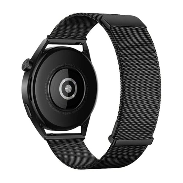 Kalebol 20mm Universal Loop Double Magnetic Buckle Milanese Strap(Black)