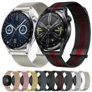 Kalebol 20mm Universal Loop Double Magnetic Buckle Milanese Strap(Black)