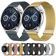 Kalebol 22mm Universal Loop Double Magnetic Buckle Milanese Strap(Gold)
