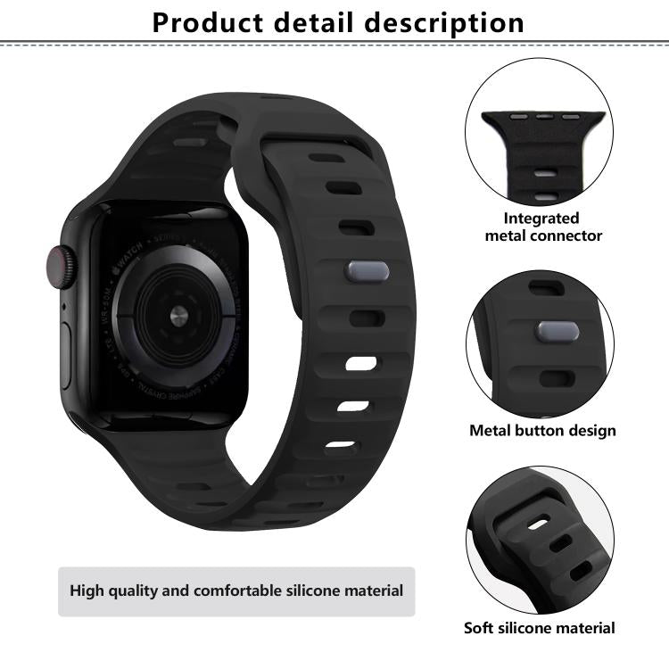 For Apple Watch 42mm / 41mm / 40mm / 38mm Kalebol Sport Silicone Strap(Yellow)
