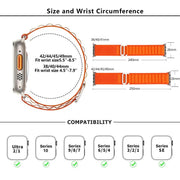 For Apple Watch 42mm / 41mm / 40mm / 38mm Kalebol Aline Nylon Loop Watch Band(Yellow)