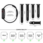 For Apple Watch 46mm / 49mm / 45mm / 44mm Kalebol Reverse Buckle Silicone Watch Band(Orange)