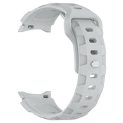 For Samsung Galaxy Watch 5 Pro / 6 / 7 Kalebol Armor Silicone Watch Band(Light Grey)