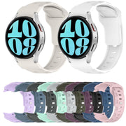 For Samsung Galaxy Watch 5 Pro / 6 / 7 Kalebol Armor Silicone Watch Band(Black)