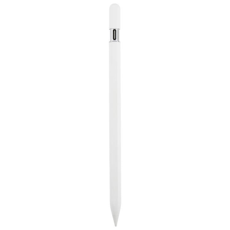 For iPad Series Type-C Magnetic Draw Out Stylus(White)