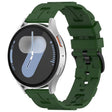 20mm Kalebol Solid Color Black Buckle Round Tail Silicone Watch Band(Army Green) - free shipping - PMc TechLife - Order now!