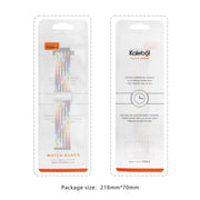 22mm Kalebol Nylon Braided Loop Magnetic Buckle Watch Band(Starlight Colorful)
