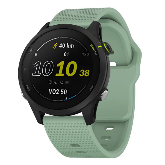 20mm Kalebol Dot Studded Buckle Silicone Watch Band(Teal)