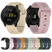 20mm Kalebol Dot Studded Buckle Silicone Watch Band(Grey)