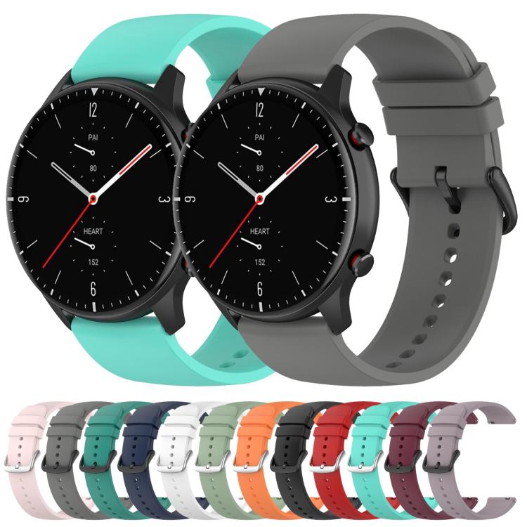 20mm Kalebol Round Tail Silicone Watch Band(Roland Purple)