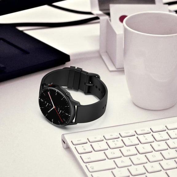 20mm Kalebol Round Tail Silicone Watch Band(White)
