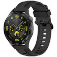 20mm Kalebol Black Buckle Tire Pattern Silicone Watch Band(Black) - 20mm Bands by Kalebol | Online Shopping South Africa | PMc TechLife | Buy Now Pay Later Mobicred