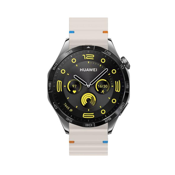 22mm Kalebol Wave Stitch Silicone Watch Band(Starlight)