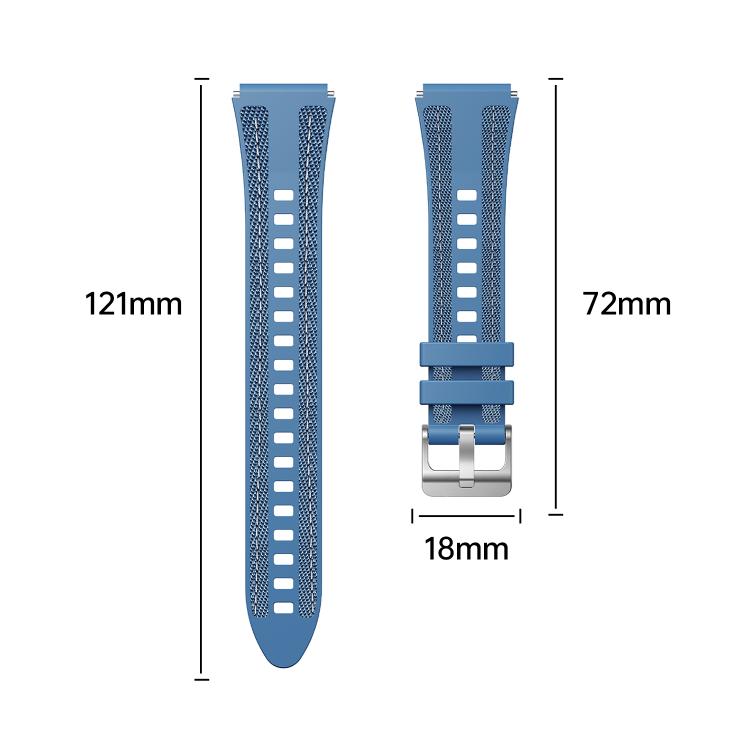 18mm Kalebol Composite Silicone Watch Band(Pink)