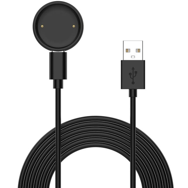 For Amazfit Bip 6 / Active 2 USB-C / Type-C Interface Adapter Split Smart Watch Charging Cable Set, Length: 1m(Black)