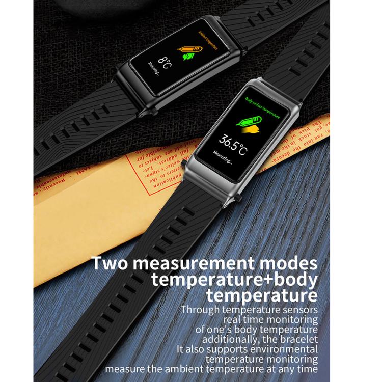 K80 1.57 inch Steel Band IP67 Earphone Detachable Smart Watch, Support Bluetooth Call(Gold)